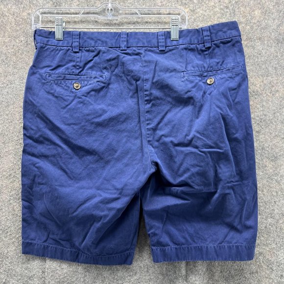 Brooks Brother Shorts Men 36 Casual Blue Chino Pants Pocket Outdoor Bermuda - Picture 9 of 12